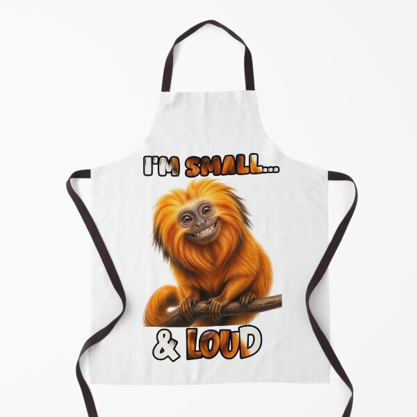 Item preview, I’m Small & Loud – Funny Golden Lion Tamarin designed and sold by El-RoiDesigns.