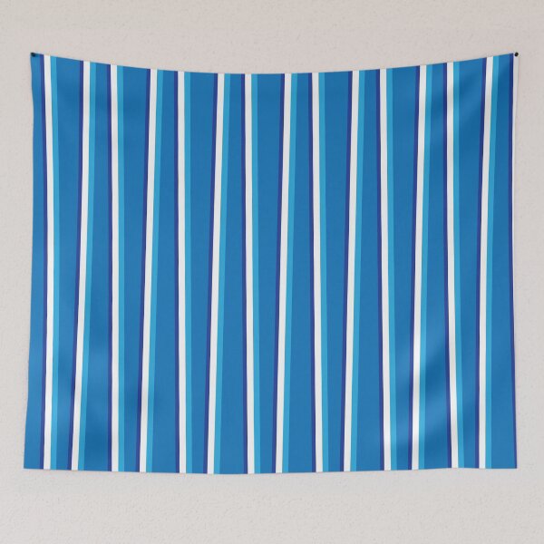 Item preview, Between the Trees - Blue, Cerulean & Navy #401 designed and sold by Natural Collective.