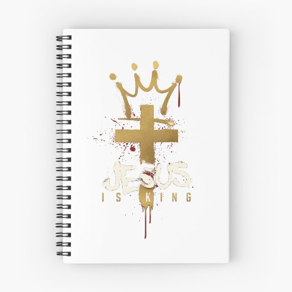 Item preview, Jesus Is King Gold Cross Crown Modern Urban Christian Graphic designed and sold by Derekquie.