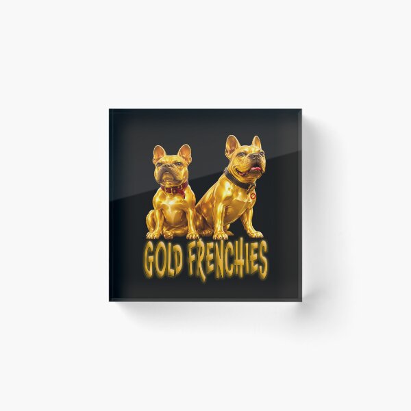 Item preview, FRENCH BULLDOGS Gold Frenchies designed and sold by SmARTNiki.