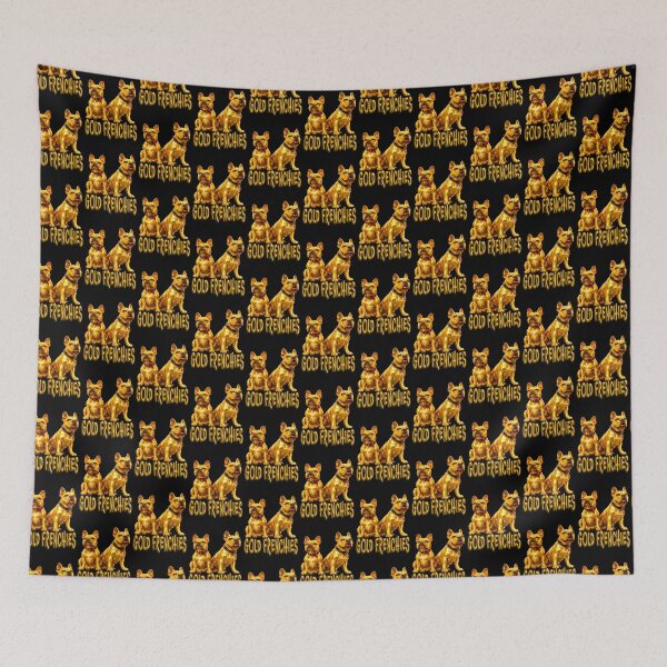 Item preview, FRENCH BULLDOGS Gold Frenchies designed and sold by SmARTNiki.