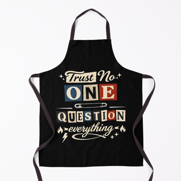 Item preview, Trust No One Question Everything Retro Vintage Skeptic Design designed and sold by HiPatti.