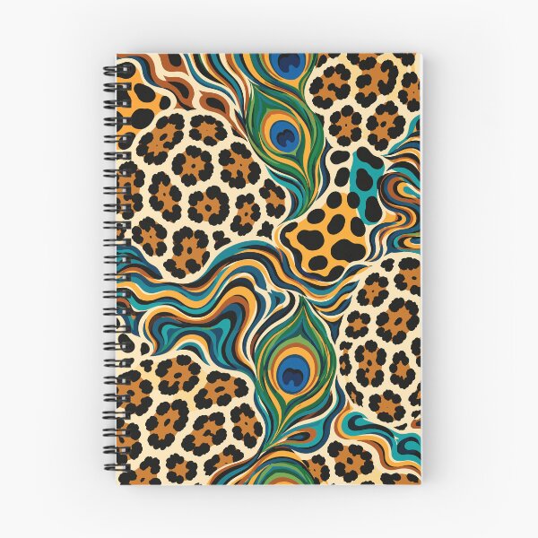 Item preview, Vibrant Rainforest Leopard Peacock Pattern designed and sold by WildlifeInc.
