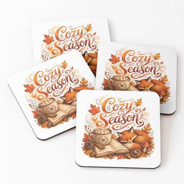 Item preview, Cozy Season – Fox, Books & Autumn Vibes designed and sold by HeyFajnaLinja.
