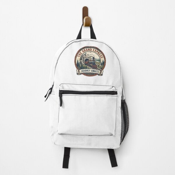 Item preview, Vintage Steam Locomotive Express Train - Journey Awaits Emblem designed and sold by eihabo.
