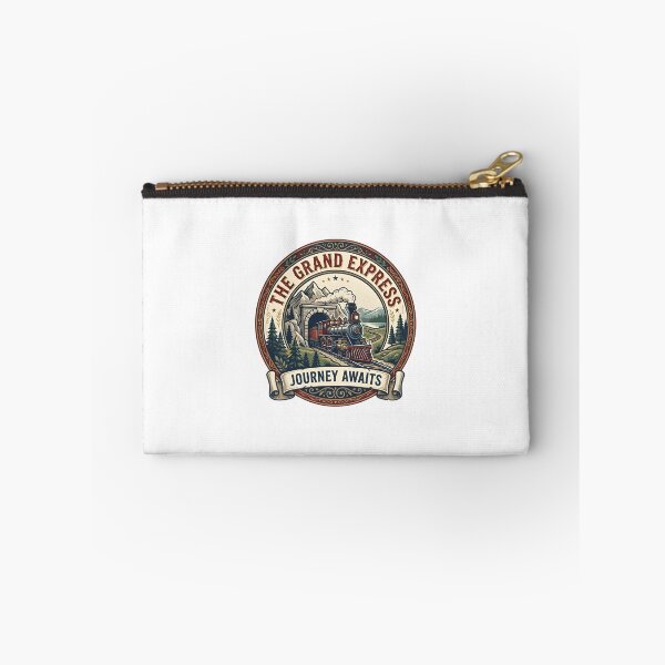 Item preview, Vintage Steam Locomotive Express Train - Journey Awaits Emblem designed and sold by eihabo.