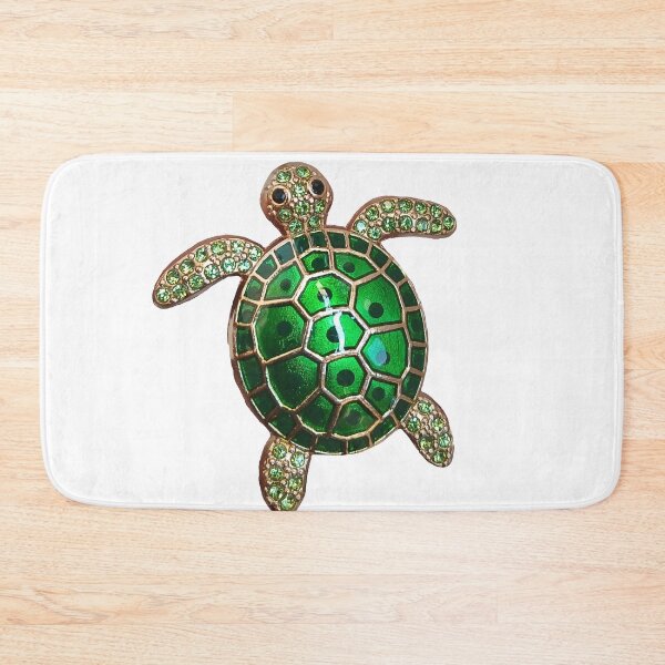 Item preview, Green turtle with gems designed and sold by Nnone.