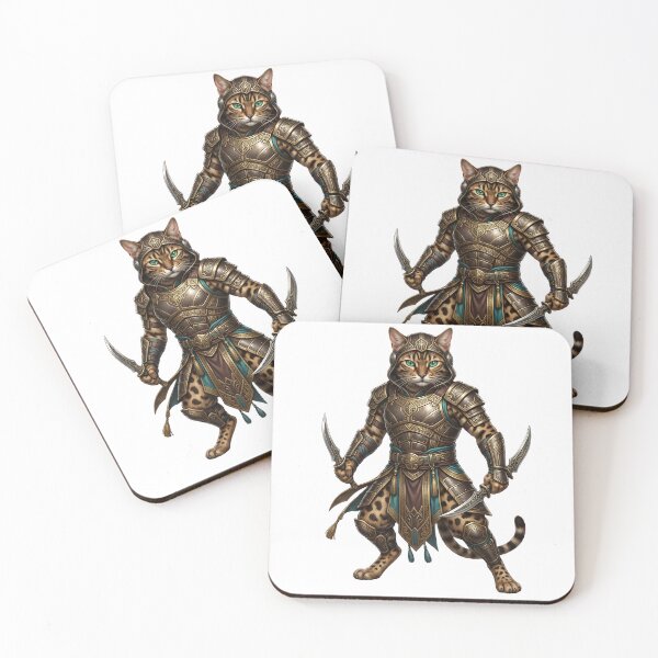 Item preview, Leopard Assassin Cat – Stealth Warrior Cat designed and sold by TOOBIC.