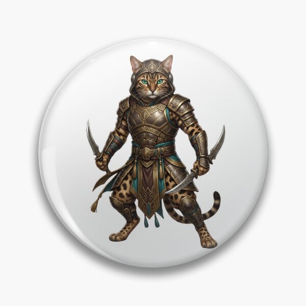 Item preview, Leopard Assassin Cat – Stealth Warrior Cat designed and sold by TOOBIC.