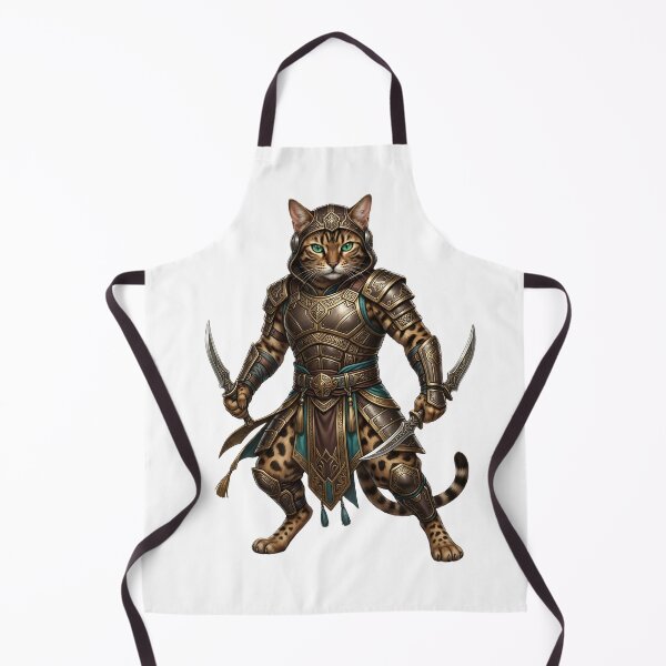Item preview, Leopard Assassin Cat – Stealth Warrior Cat designed and sold by TOOBIC.
