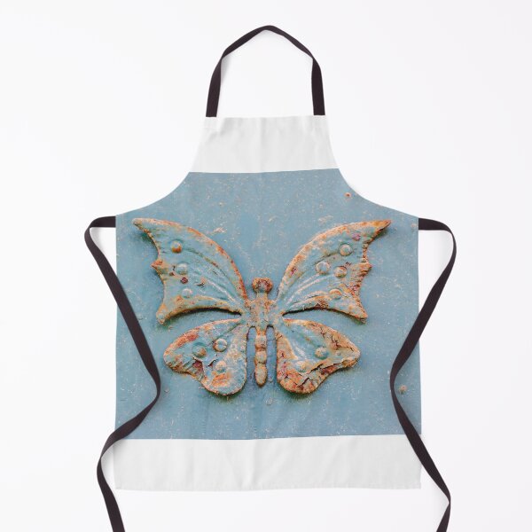 Item preview, Rustic Butterfly Decoration Engraved on a Textured Metal Surface for Vintage Appeal designed and sold by Nmallia.
