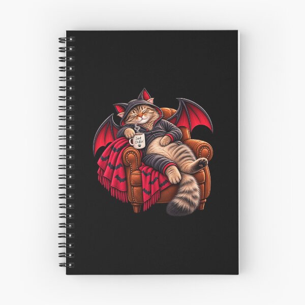 Item preview, Sleepy Bat Cat – Cozy Gothic Night Vibes designed and sold by WAJIHLZ.