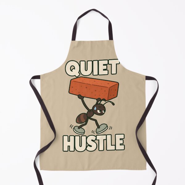 Item preview, Quiet Hustle – Hardworking Ant Carrying a Brick designed and sold by VioVibe.
