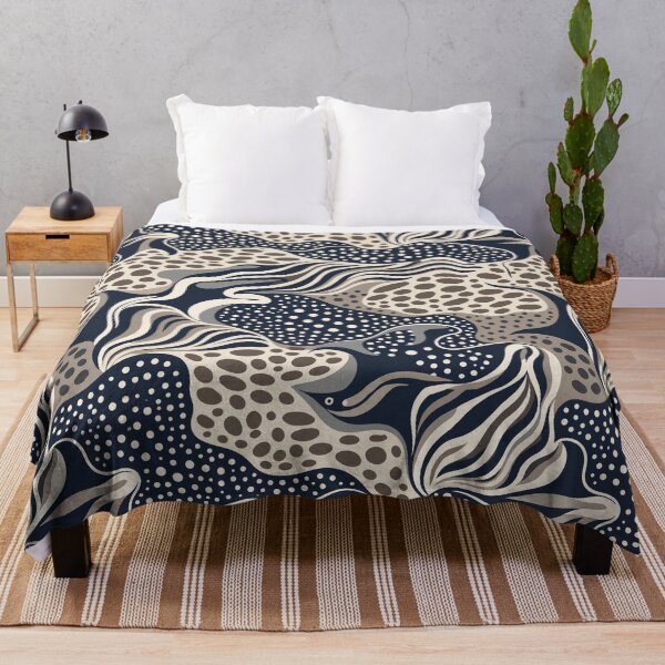 Item preview, Stingray And Leopard Ray Ocean Pattern designed and sold by WildlifeInc.
