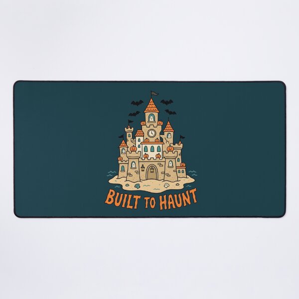 Item preview, "Built to Haunt" Haunted Sandcastle Halloween Beach Coastal Design designed and sold by Sea Gem.