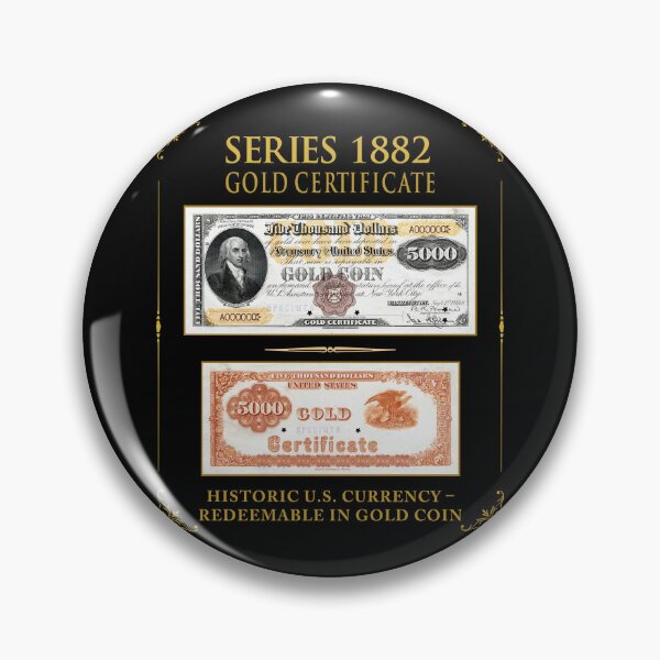 Item preview, Series 1882 Gold Certificate $5,000 – Historic U.S. Currency designed and sold by RocketSnail68.