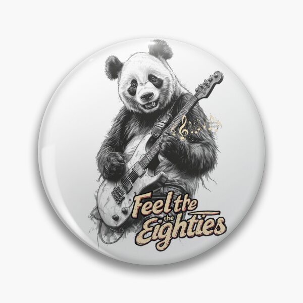 Item preview, Panda plays Hard rock designed and sold by Navy67.