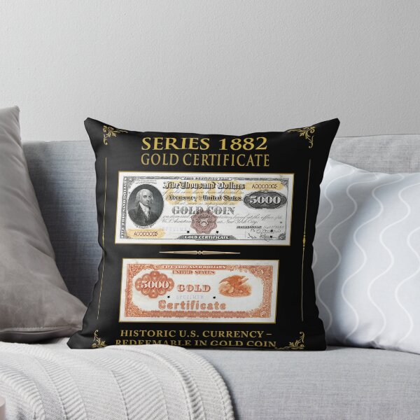 Item preview, Series 1882 Gold Certificate $5,000 – Historic U.S. Currency designed and sold by RocketSnail68.