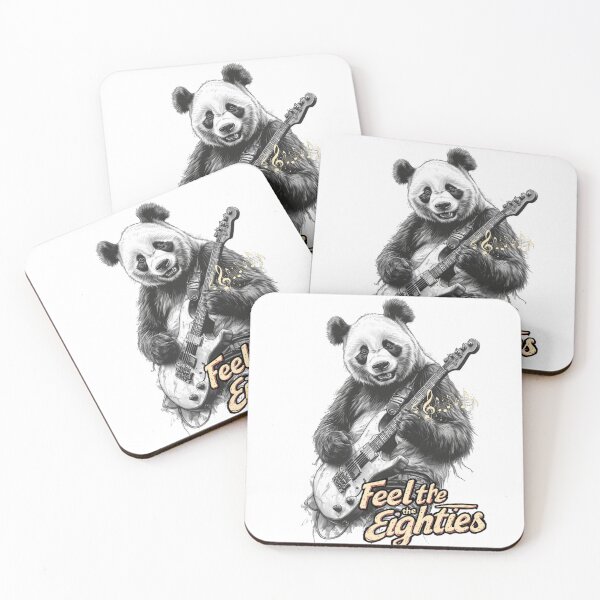 Item preview, Panda plays Hard rock designed and sold by Navy67.