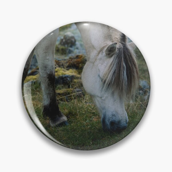Item preview,  Fjord Horse Grazing by a Stream designed and sold by vaalefoto.
