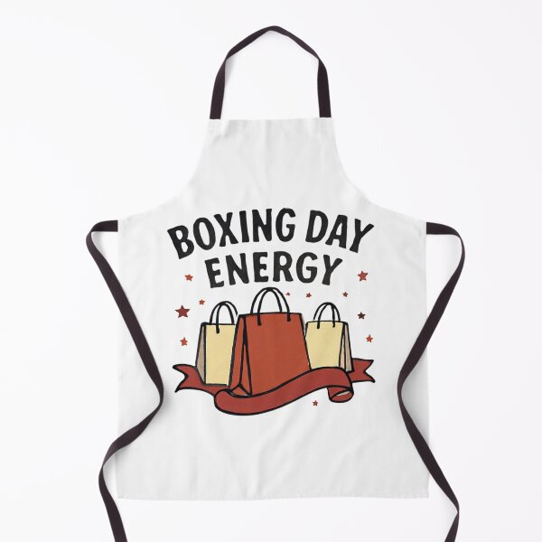 Item preview, Boxing Day Energy Shopping Bags Design - British Holiday Sale Graphic designed and sold by trendplusco.