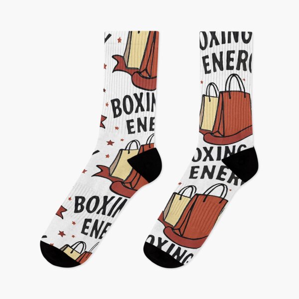 Item preview, Boxing Day Energy Shopping Bags Design - British Holiday Sale Graphic designed and sold by trendplusco.