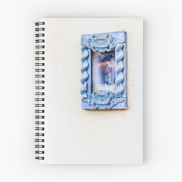 Item preview, Blue Ornate Decorative Wall Niche With Religious Artwork designed and sold by Nmallia.