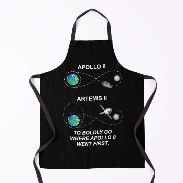 Item preview, Apollo 8 vs Artemis II Moon Mission Humor designed and sold by RocketSnail68.