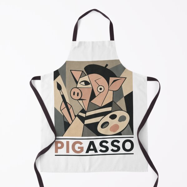 Item preview, Pigasso – Funny Cubist Pig Art Pun designed and sold by NicramR.