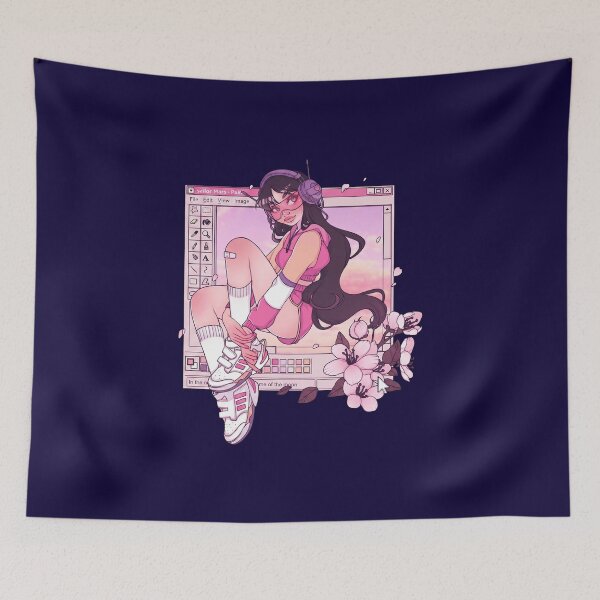 Item preview, Pink Gamer Anime Girl designed and sold by fergusjones49.