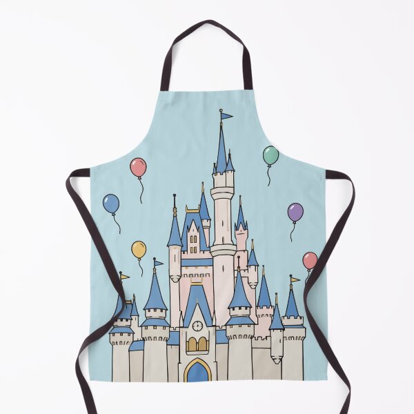 Item preview, WDW Pastel Magical Kingdom Storybook Castle with Balloons designed and sold by pixiedustpaint.