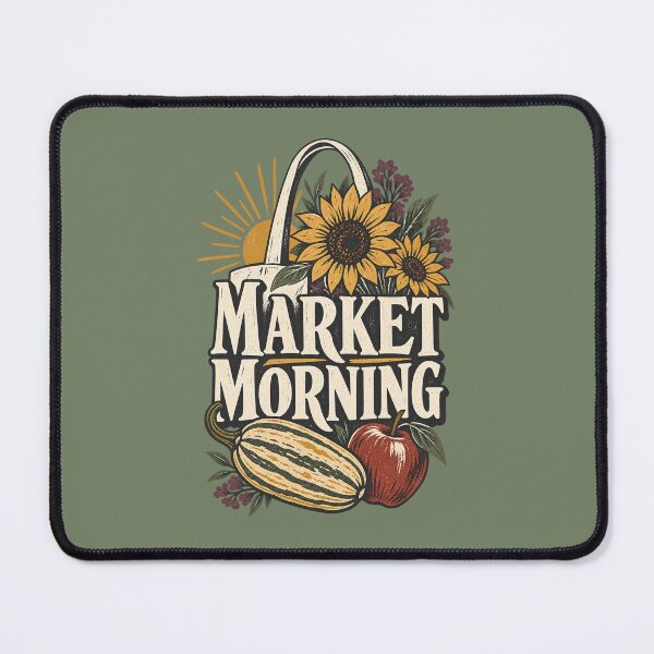 Item preview, Sunny Autumn Market Morning designed and sold by PrintSmithArt.