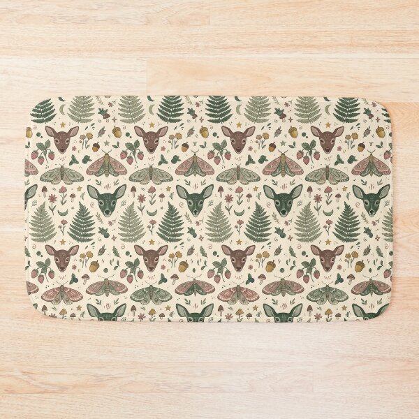 Item preview, Woodland Cottagecore Deer Pattern designed and sold by Pick&Grin.