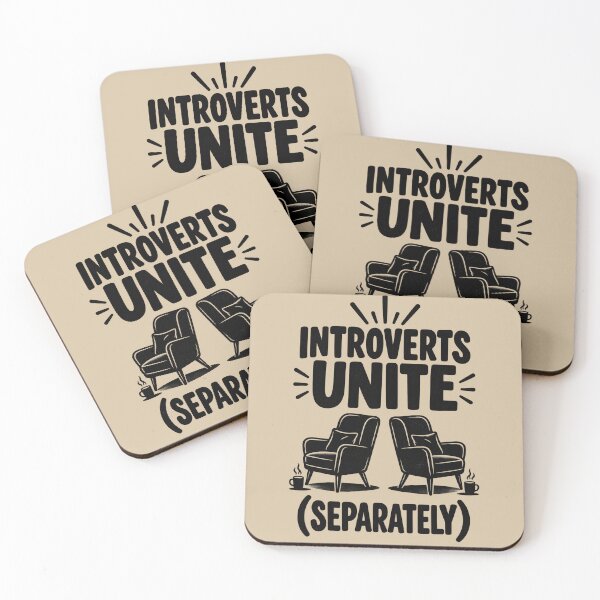 Item preview, Introverts Unite Separately – Funny Introvert Humor designed and sold by VioVibe.