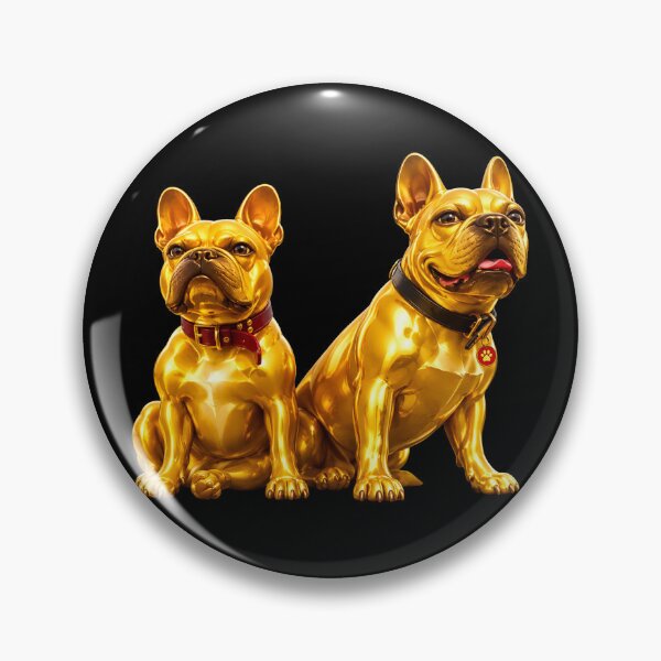 Item preview, FRENCH BULLDOGS SOLID GOLD designed and sold by SmARTNiki.
