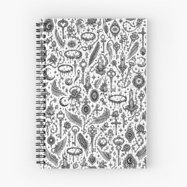 Item preview, Midnight Angel Relics — Dark Angel Doodle Pattern designed and sold by i-corp.
