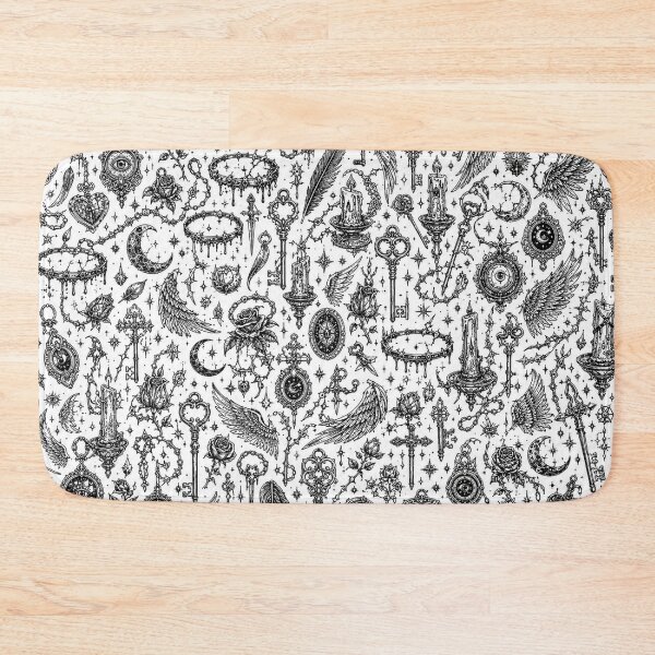 Item preview, Midnight Angel Relics — Dark Angel Doodle Pattern designed and sold by i-corp.