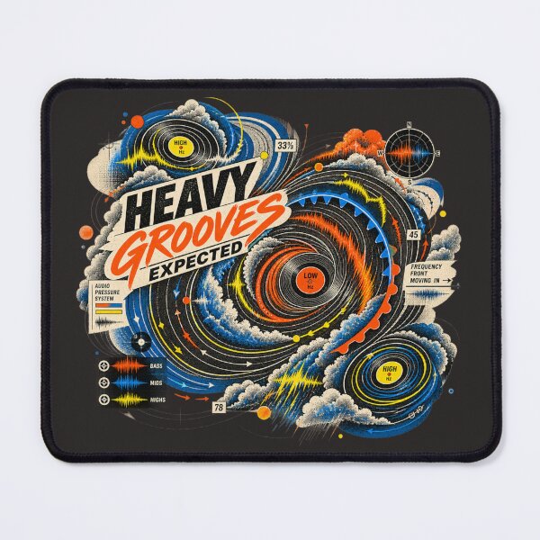 Item preview, Heavy Grooves Expected – Vinyl Weather System designed and sold by Golden Era Studio.
