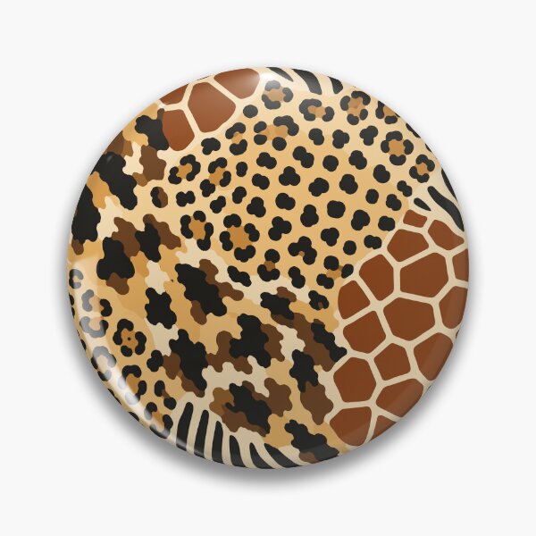 Item preview, Luxury African Safari Animal Print Collage designed and sold by WildlifeInc.