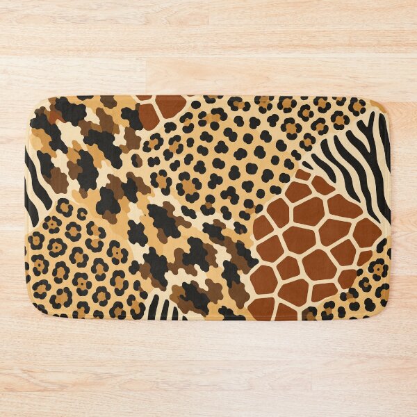 Item preview, Luxury African Safari Animal Print Collage designed and sold by WildlifeInc.