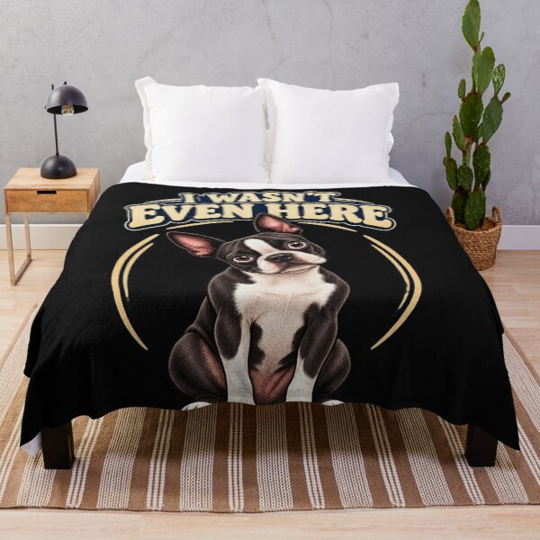 Artikelvorschau, Ich war gar nicht da – Lustiger Boston-Terrier-Hundehumor entworfen und verkauft von AdicretorDesign.