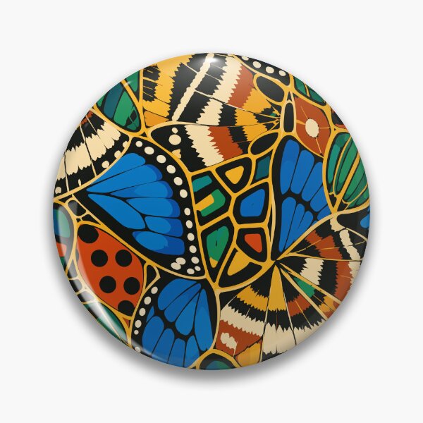 Item preview, Luxurious Colorful Insect Wing Patterns designed and sold by WildlifeInc.