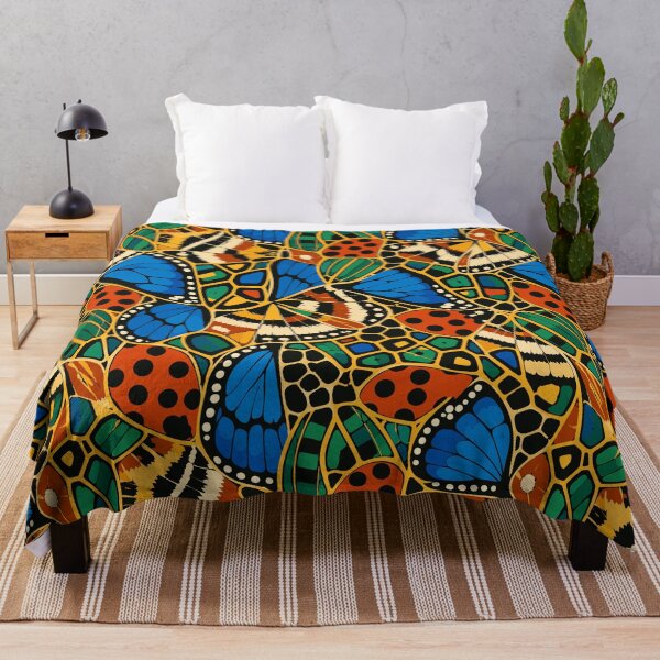 Item preview, Luxurious Colorful Insect Wing Patterns designed and sold by WildlifeInc.