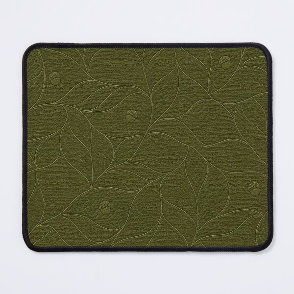 Item preview, Olive Autumn Botanical Quilt – Embossed Leaves & Acorns designed and sold by HO•Designs.