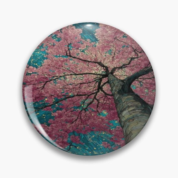 Item preview, Magical Cherry Blossom Night View Artwork  designed and sold by NivyasArtistry.