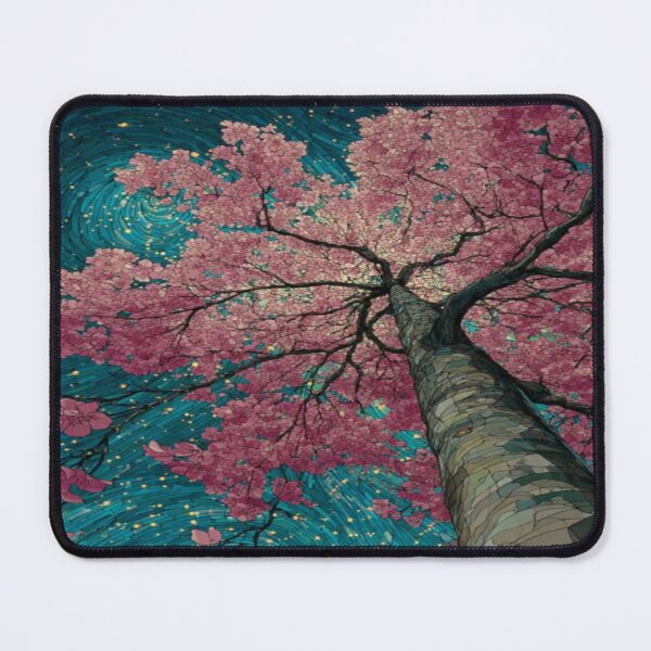 Item preview, Magical Cherry Blossom Night View Artwork designed and sold by NivyasArtistry.