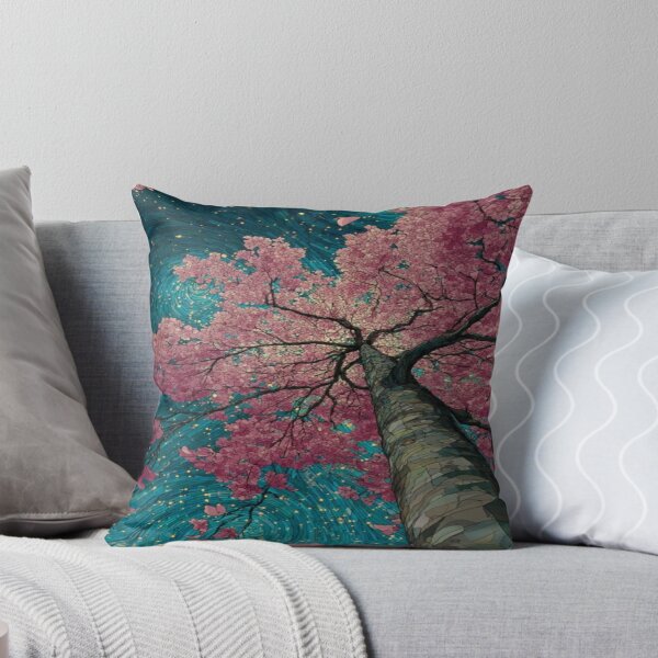 Item preview, Magical Cherry Blossom Night View Artwork  designed and sold by NivyasArtistry.