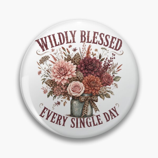 Item preview, Wildly Blessed Every Single Day Floral Leopard designed and sold by Heather Renees Designs.