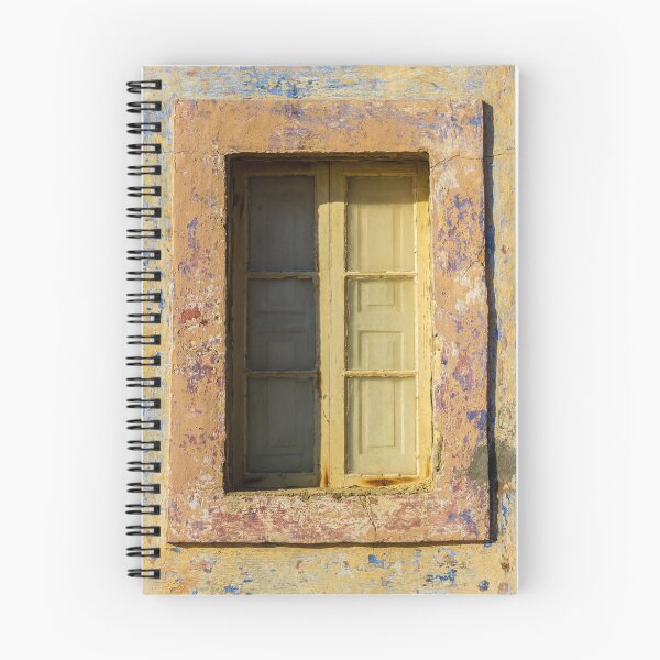 Item preview, Weathered Rustic Window Set Against Peeling Painted Wall In Warm Sunlight designed and sold by Nmallia.