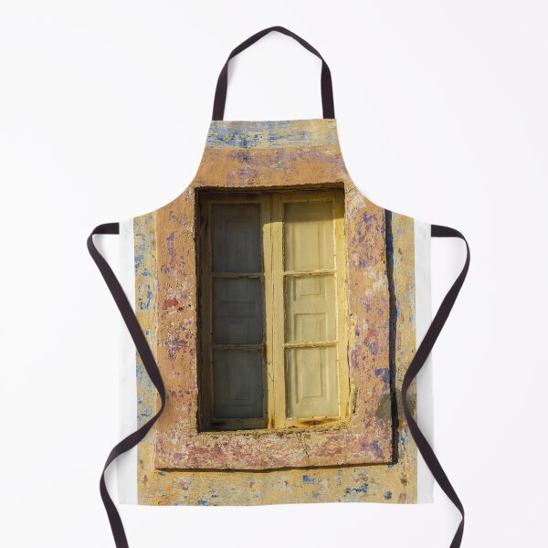 Item preview, Weathered Rustic Window Set Against Peeling Painted Wall In Warm Sunlight designed and sold by Nmallia.
